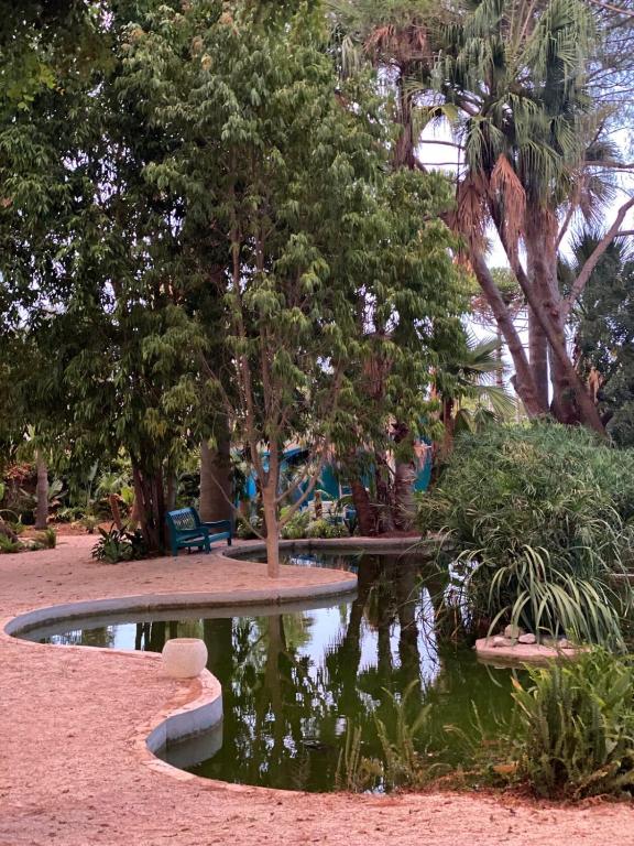 Vonkajšia záhrada v ubytovaní El botanico de Sagra
