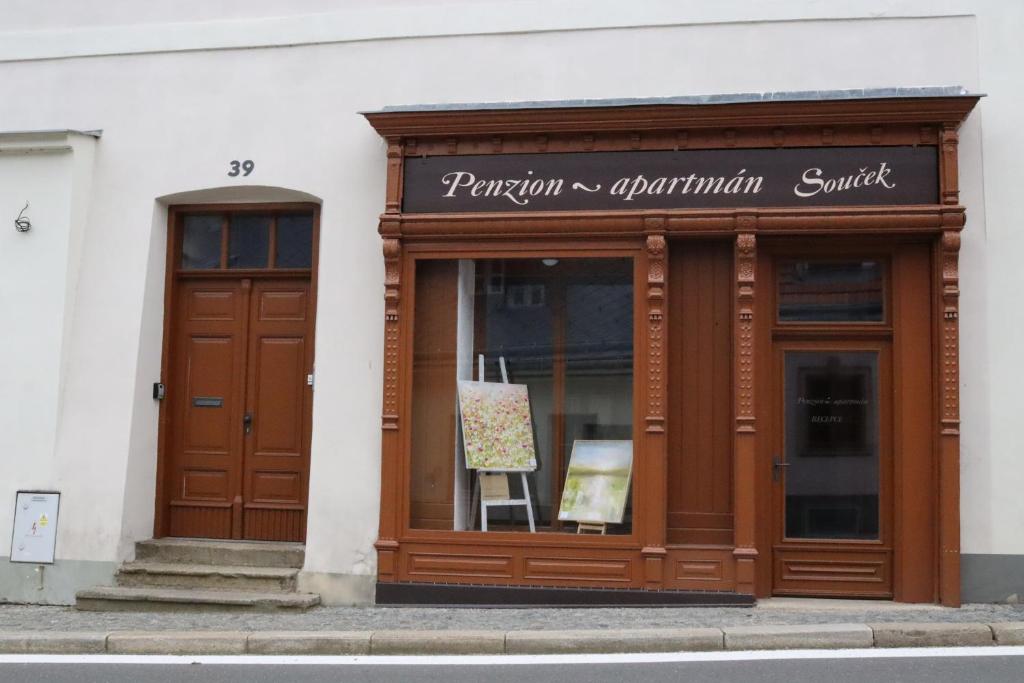 Fasada lub wejście do obiektu Penzion-apartmán Souček