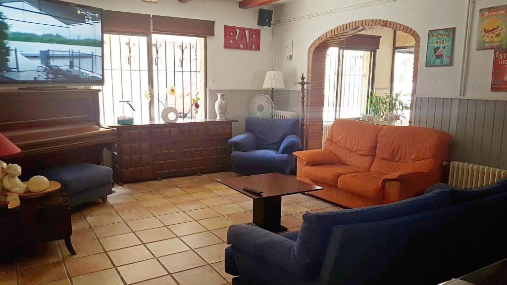 Posezení v ubytování Hostal Isabel
