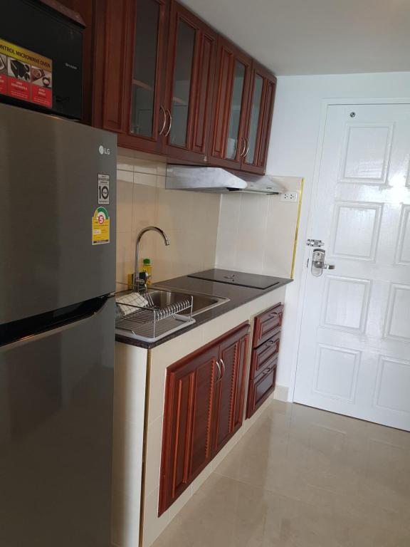 Kuchyň nebo kuchyňský kout v ubytování Vip condo chain by Linda