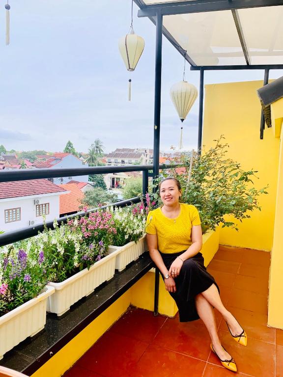 Balkón nebo terasa v ubytování Coco Viet Homestay