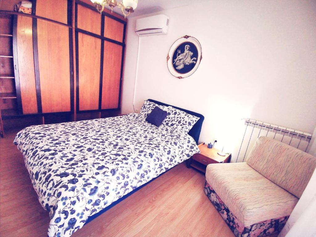 Postel nebo postele na pokoji v ubytování Dašek apartment, near sea&centre