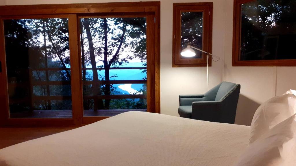 Letto o letti in una camera di Secret do Gerês