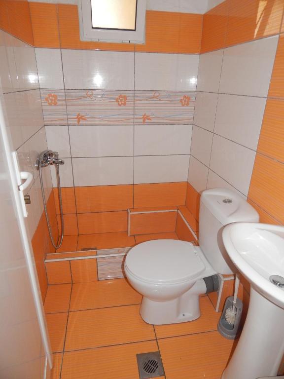Koupelna v ubytování Filia Apartments