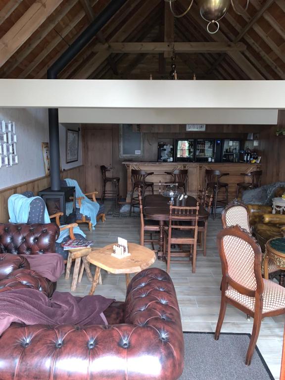 Posezení v ubytování B&B De Rentmeesterhoeve