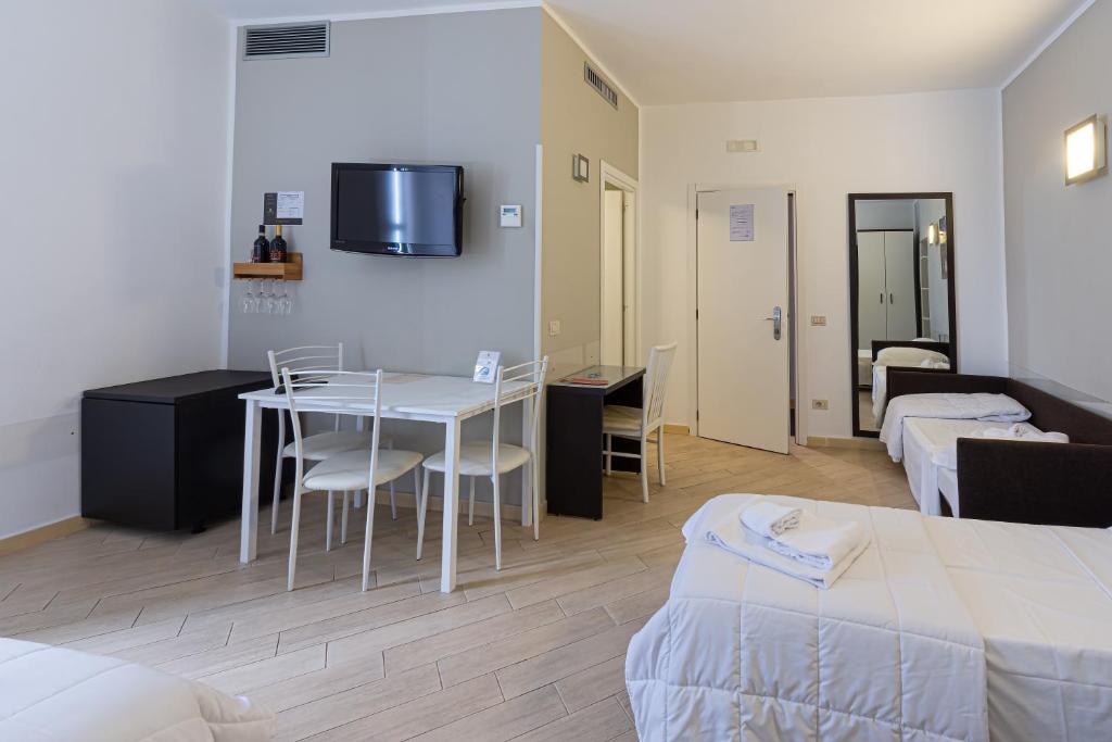 Posteľ alebo postele v izbe v ubytovaní B&B A Picture of Rome