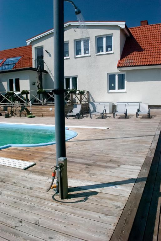 Bazén v ubytování Nordanå Gård nebo v jeho okolí
