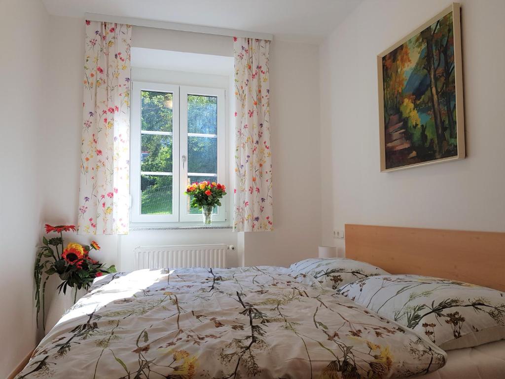 Postel nebo postele na pokoji v ubytování Villa Lilly - Luxus Appartements im Villenviertel