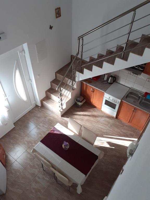 Kuchyň nebo kuchyňský kout v ubytování IVA apartments
