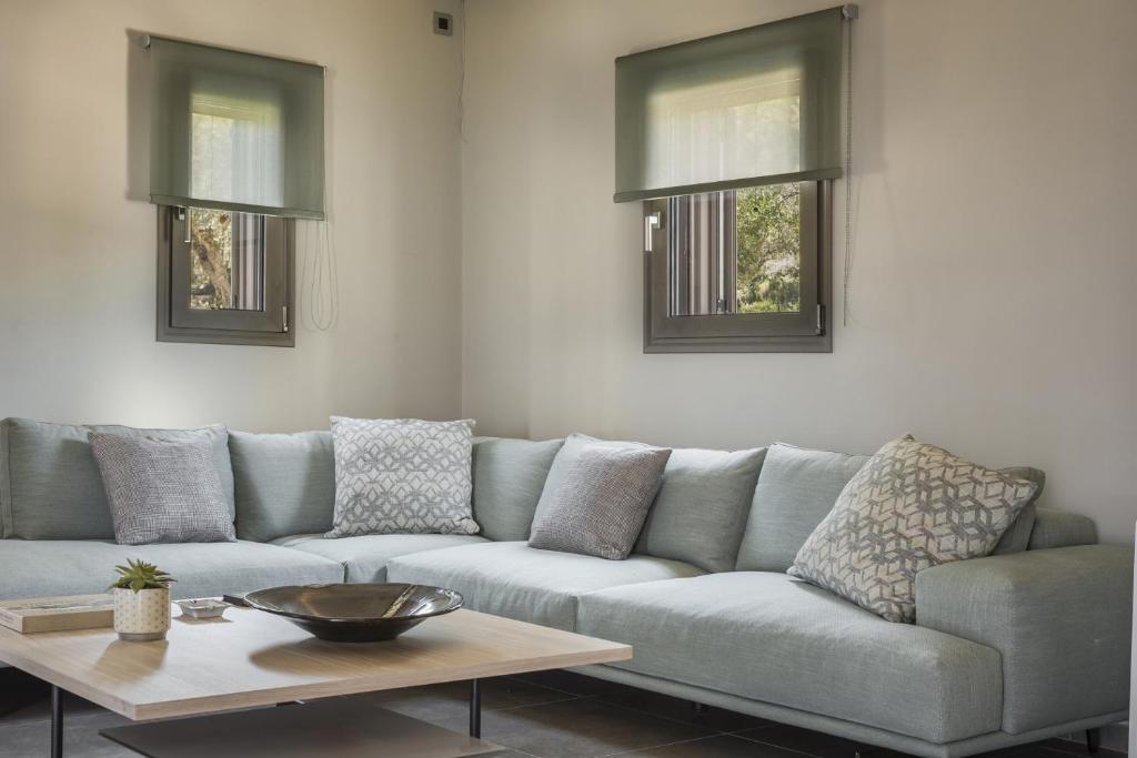 Posezení v ubytování Alekos Beach Houses-Elia Villas