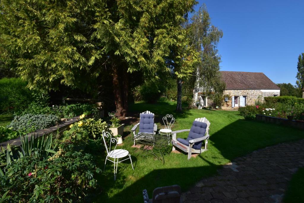 Zahrada ubytování Ma maison bleue