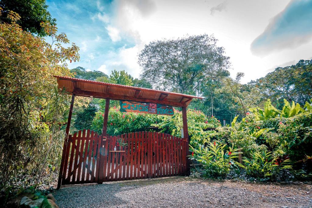 Zahrada ubytování Casitas Las Flores