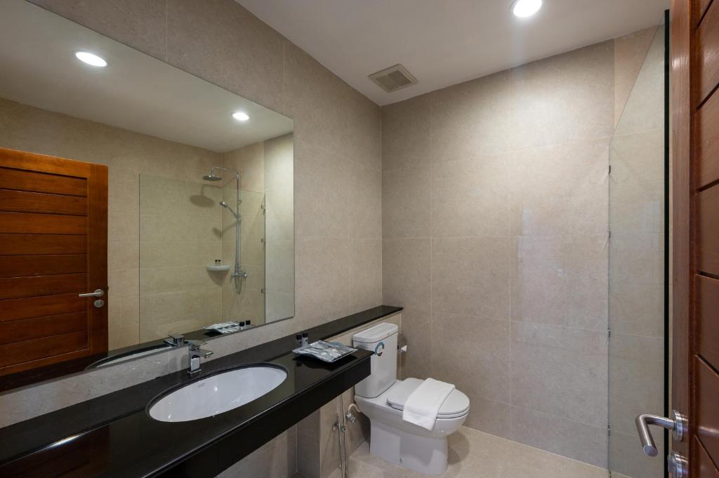 Koupelna v ubytování Phumontra Resort Nakhon Nayok