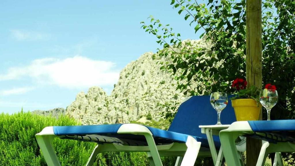 Vonkajšia záhrada v ubytovaní Casa Rural El Chaparro