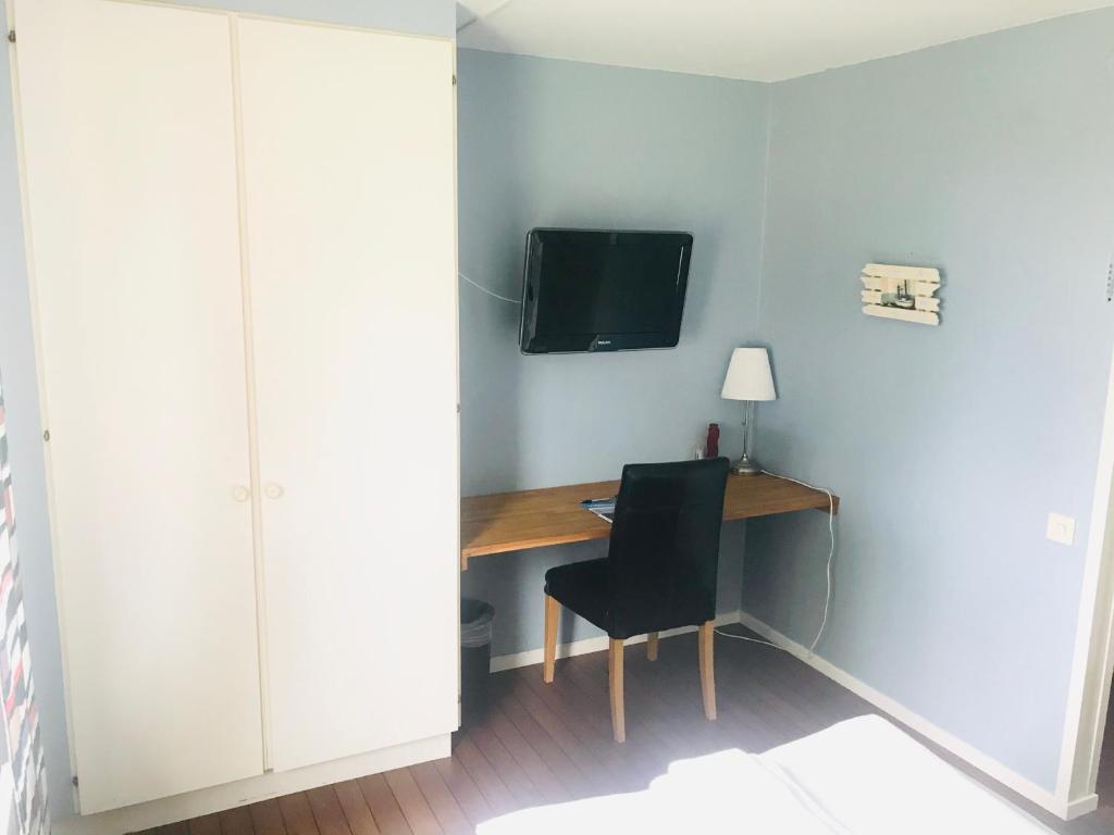 TV a/nebo společenská místnost v ubytování Wisingsö Hotell