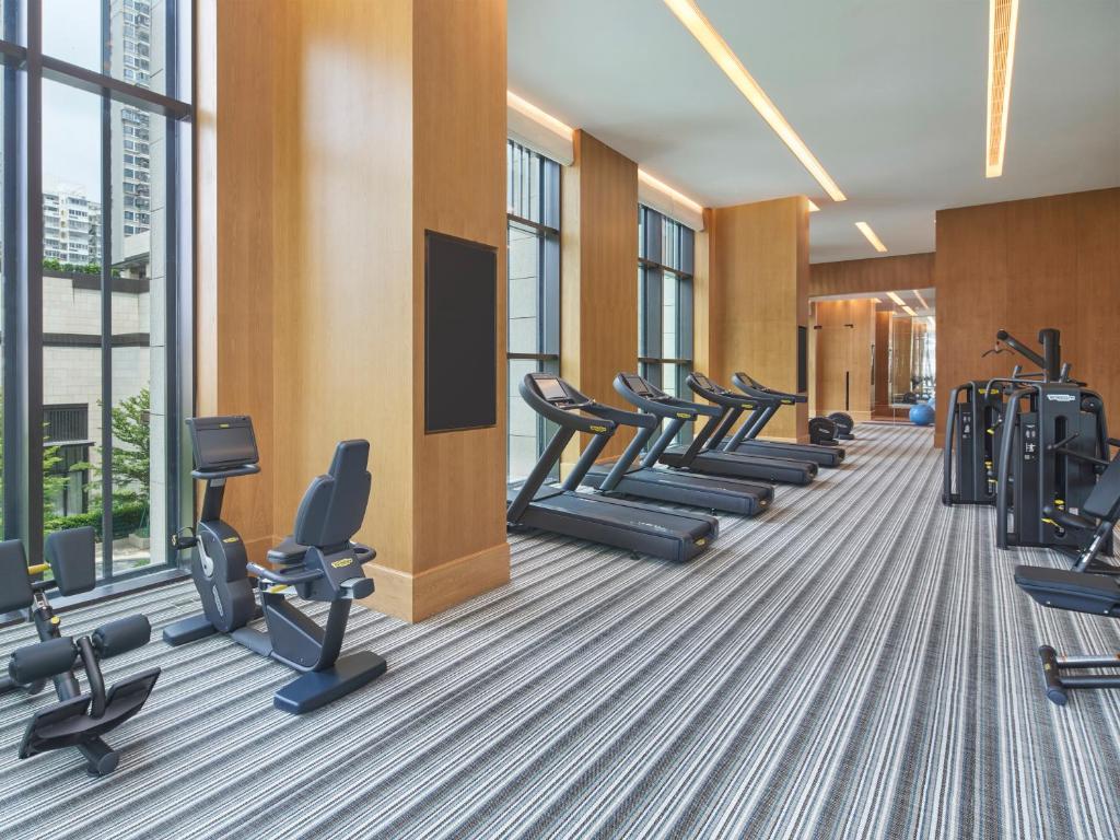 Fitness centrum a/nebo fitness zařízení v ubytování Andaz Xiamen, By Hyatt