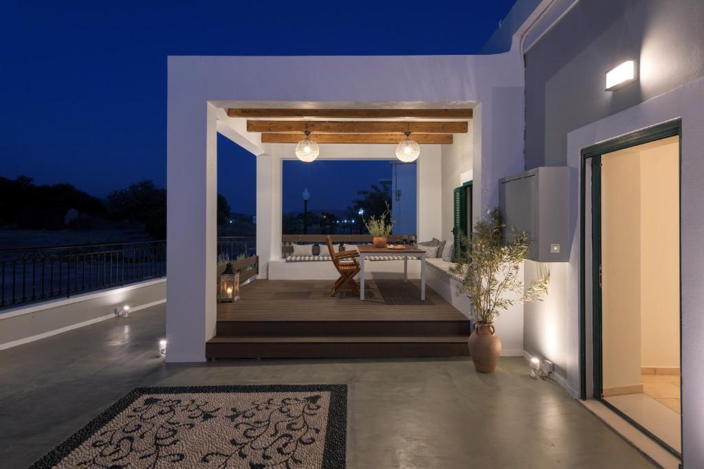Balkón nebo terasa v ubytování Kite Blue Villas