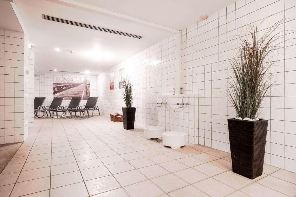 Koupelna v ubytování Quality Hotel Hof
