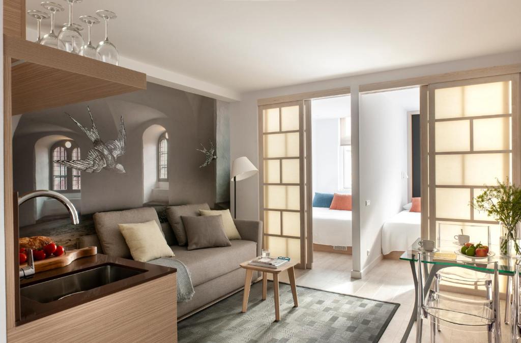 Кът за сядане в Eric Vökel Boutique Apartments - Copenhagen Suites