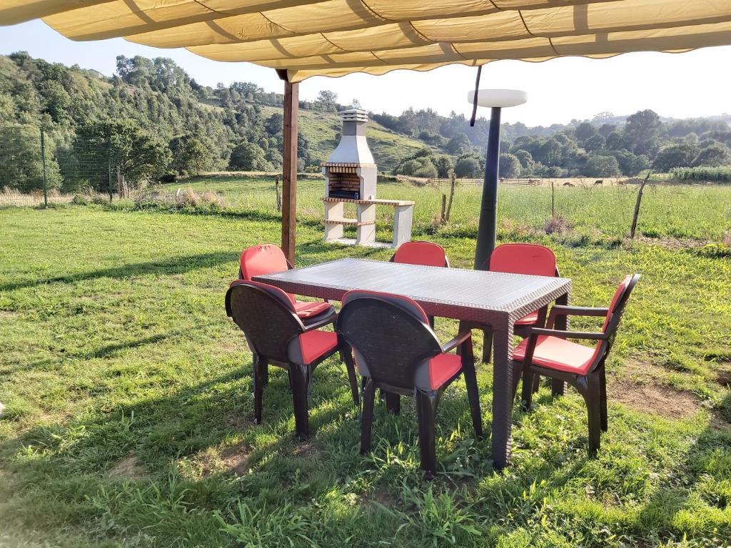 Zahrada ubytování Casa Rural Valle de Altamira