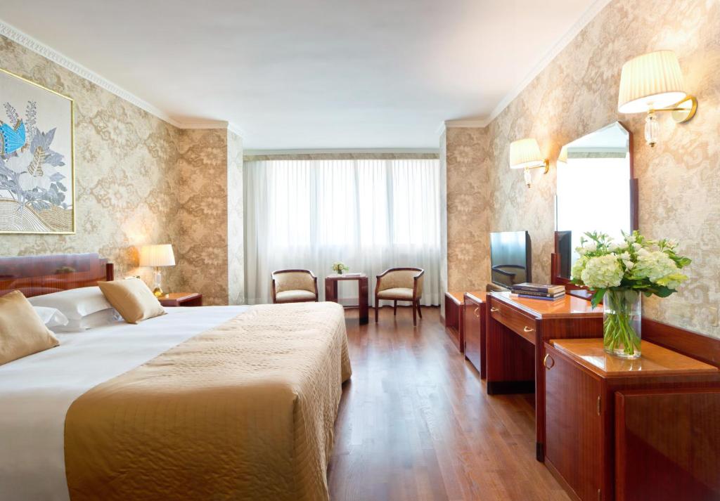 Postel nebo postele na pokoji v ubytování Starhotels Du Parc