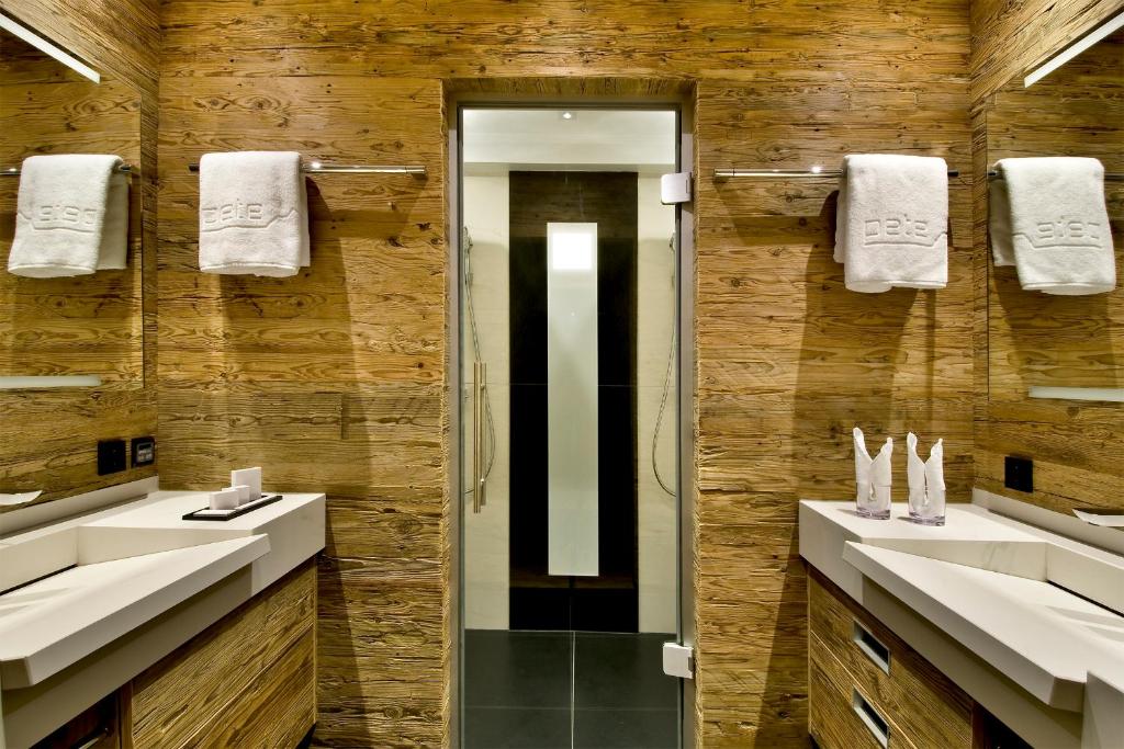 Koupelna v ubytování PETE Alpine Boutique Hotel - klein und fein - Private SPA Suiten und Zimmer