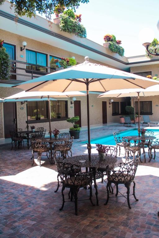 Bazén v ubytování Hotel Layfer del Centro, Córdoba, Ver nebo v jeho okolí