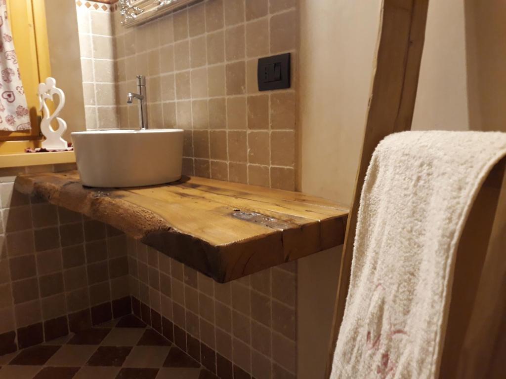 Koupelna v ubytování Gai De Sora Bio charming B&B