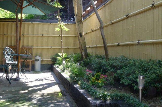 Zahrada ubytování Machiya Kyoto Shogoin