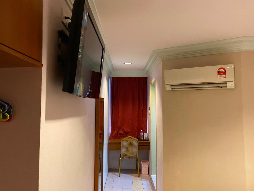 TV a/nebo společenská místnost v ubytování Hotel Deleeton