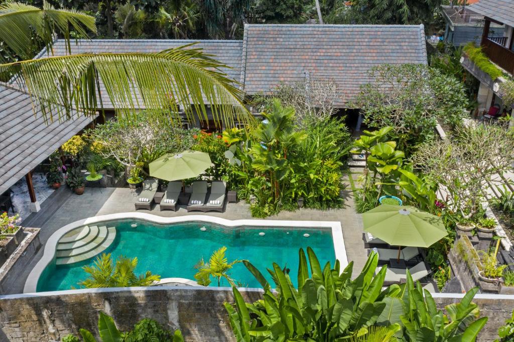 Bazén v ubytování Kano Sari Ubud Villas nebo v jeho okolí