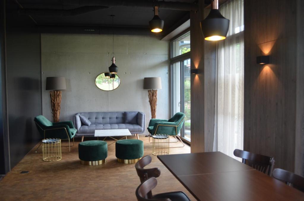 Posezení v ubytování Wyna Motel