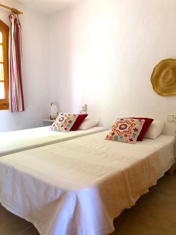 Postel nebo postele na pokoji v ubytování Duplex Son Parc Best Sea Views