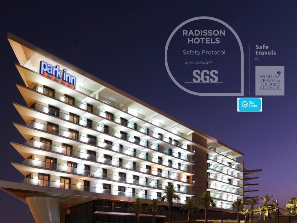 uma representação do protocolo de sesta do hotel radisson em Park Inn by Radisson Abu Dhabi Yas Island em Abu Dhabi