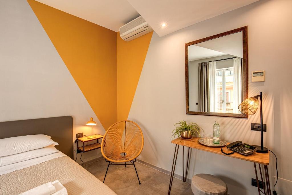 Postel nebo postele na pokoji v ubytování Hotel King
