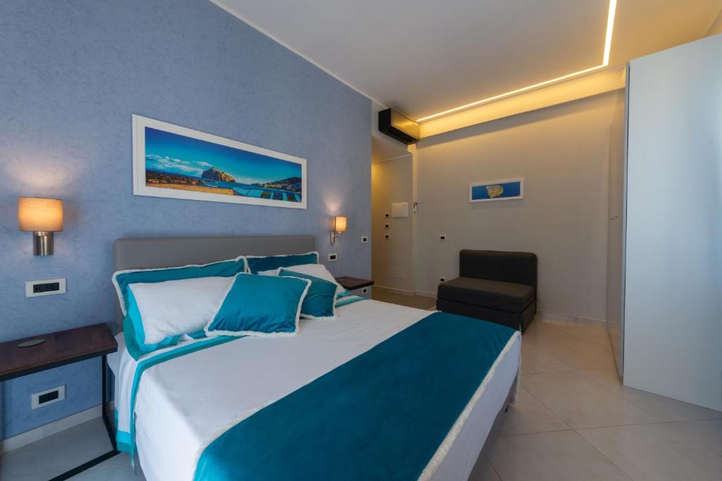 Posteľ alebo postele v izbe v ubytovaní B&B La Piazzetta