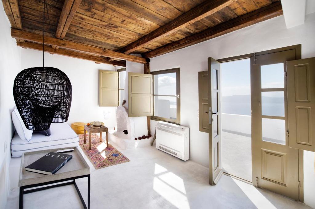 Posezení v ubytování Sophia Luxury Suites