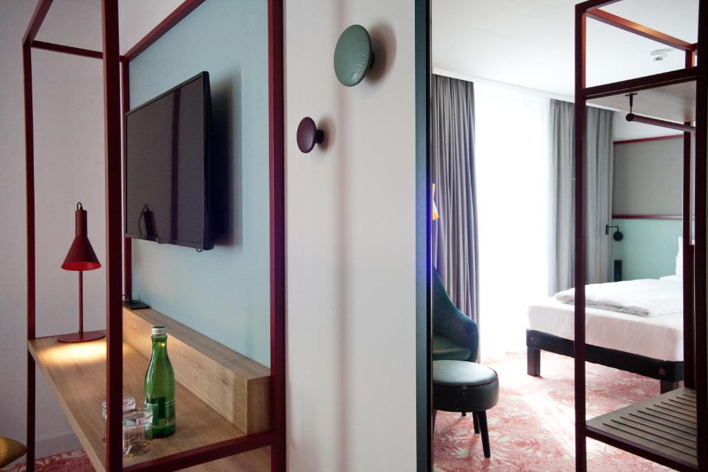 Voodi või voodid majutusasutuse ibis Styles Klagenfurt am Woerthersee toas