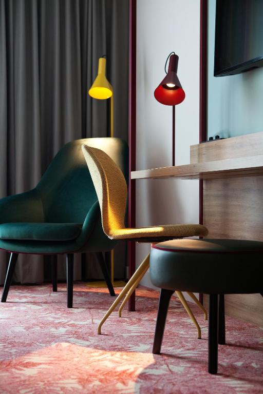 Istumisnurk majutusasutuses ibis Styles Klagenfurt am Woerthersee