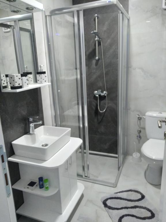 Kopalnica v nastanitvi Apartman Deluxe