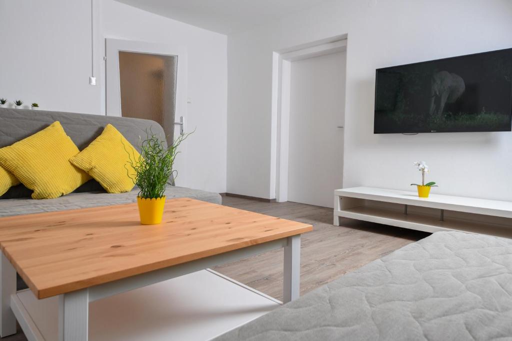 TV a/nebo společenská místnost v ubytování atrium untergrafendorf