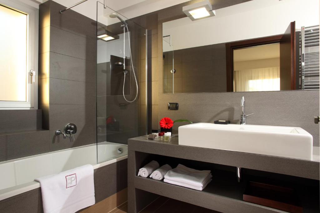 Koupelna v ubytování Residence Hotel Parioli