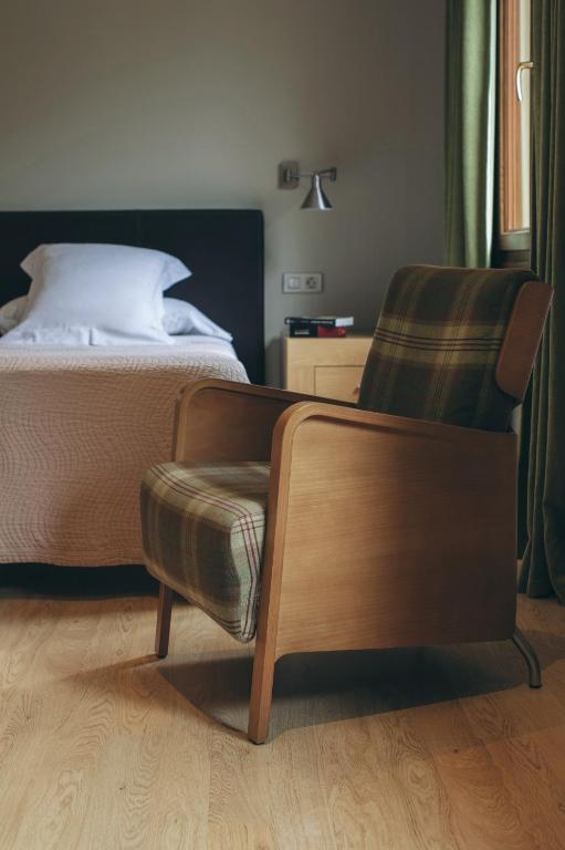 Postel nebo postele na pokoji v ubytování Hotel Manantial