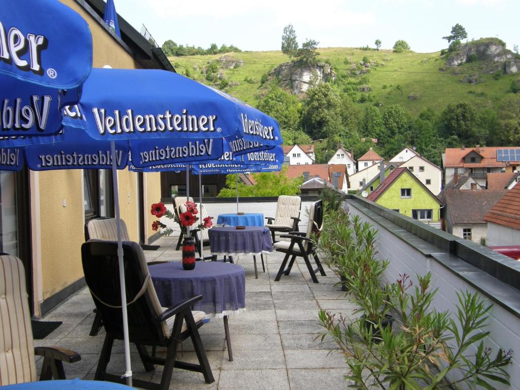 Pottensteiner Stuben Pension Gasthof - Camera Singola Con Balcone