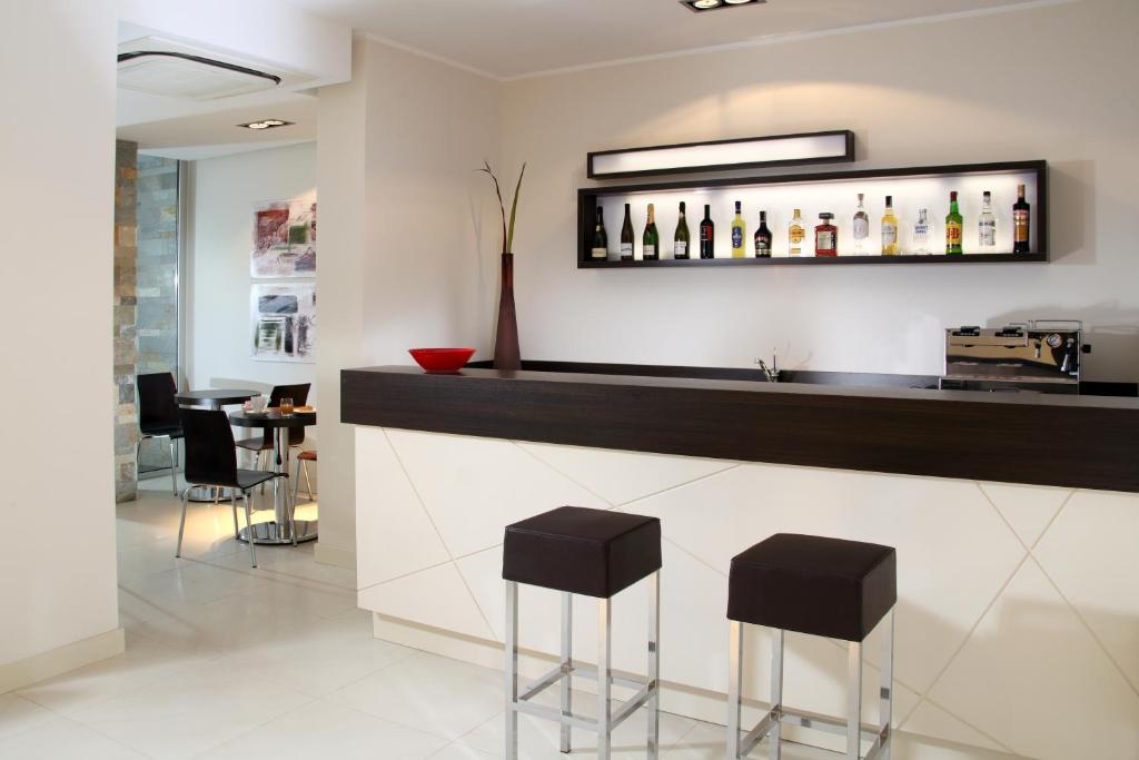 Lounge nebo bar v ubytování Residence Hotel Parioli
