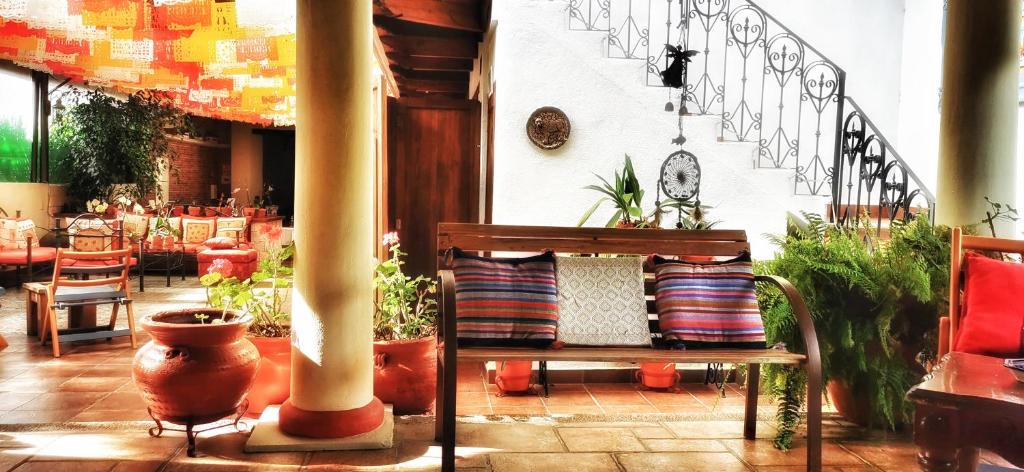 Posezení v ubytování Hotel Ocho Barrios