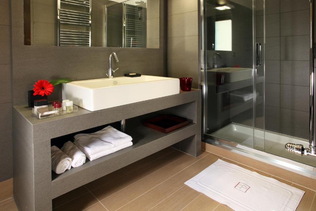 Koupelna v ubytování Residence Hotel Parioli