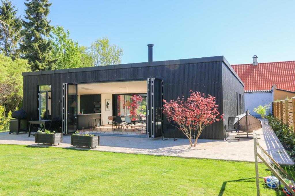 Zahrada ubytování Modern architecture atrium house