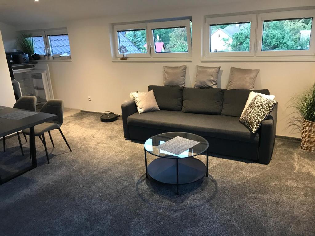 Posezení v ubytování Apartmány U Lípy