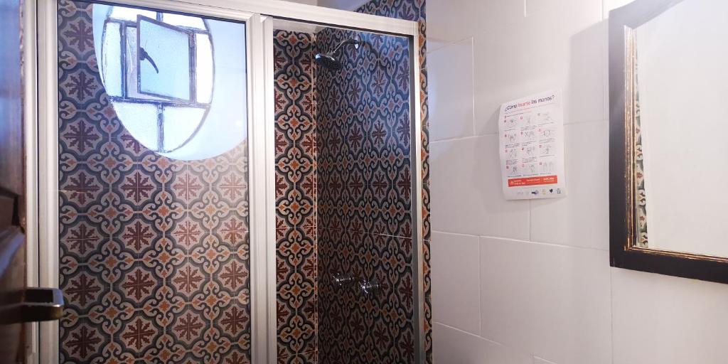Koupelna v ubytování Hotel Sautto